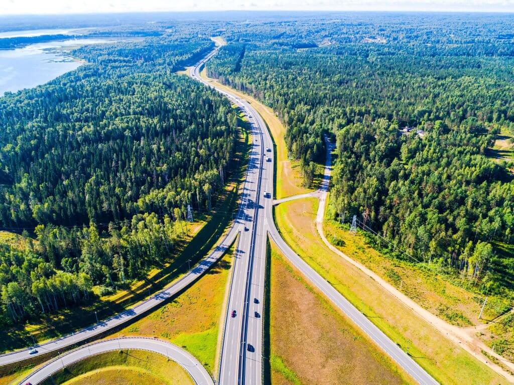 Autobahn Lettland